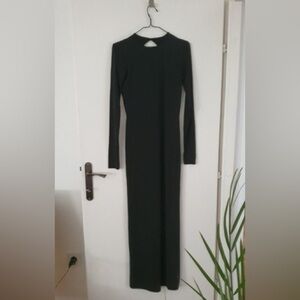 NWT SKIMS SMOOTH LOUNGE LONG SLEEVE OPEN BACK DRESS  XL LIMITED EDITION